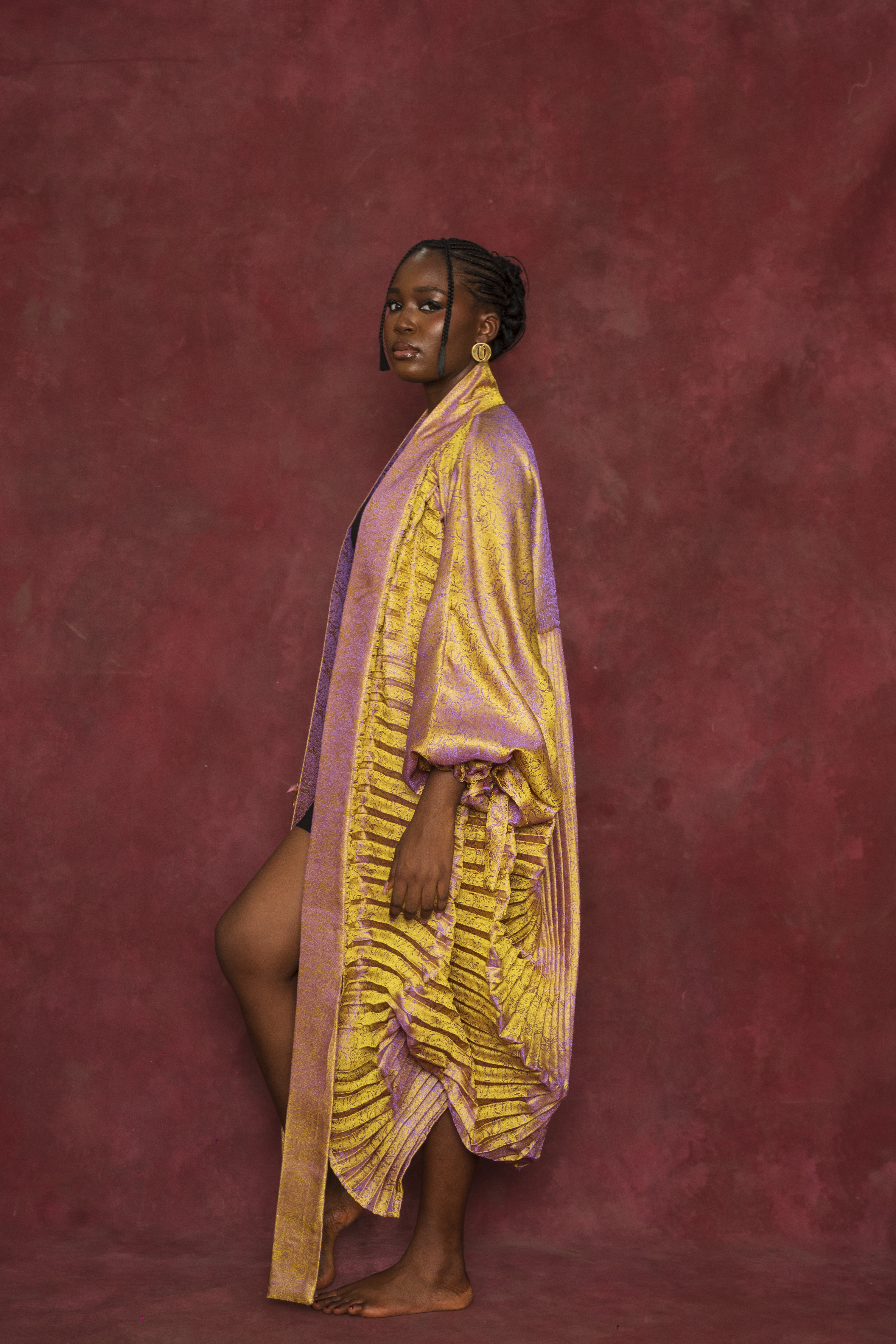 Kimono Pleated Maxi Jacket 2.0